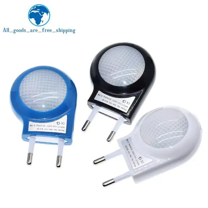 1/3 pièces Mini Led escargot veilleuse Auto lampe de nuit intégré capteur de lumière contrôle lumièr