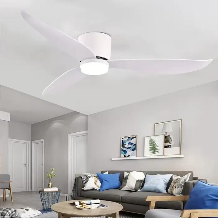 Lampe LED Suspendue Intelligente avec Télécommande et Ventilateur de Gradation, Luminaire de 46 et 5