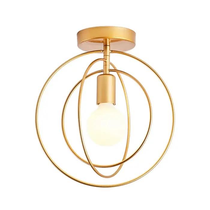 Plafonnier Industriel Suspendu au Design Vintage Moderne, Luminaire Décoratif d'Nik, Idéal pour un L