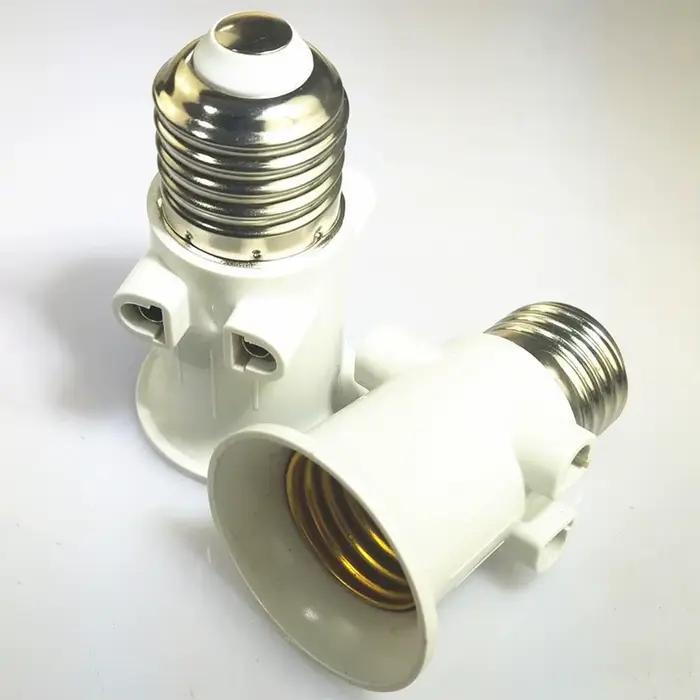 Connecteur de prise ue ignifuge européen 100-240V 4A, adaptateur d'ampoule E27, support de lampe, pr