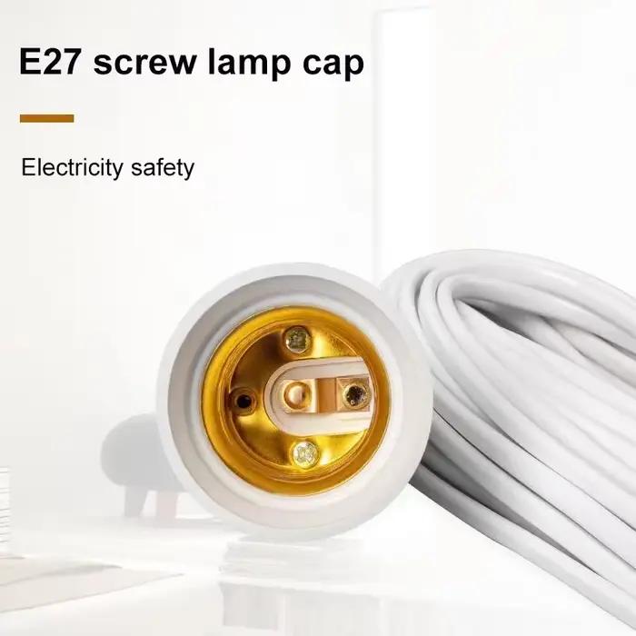 Bases de lampe universelles avec interrupteur, adaptateur de douille d'ampoule Led E27, support de l