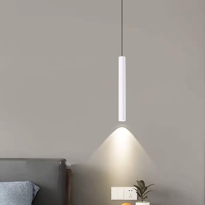 Lampe suspendue de chevet minimaliste, projecteur de chambre à coucher, Restaurant, Bar, cuisine, sa