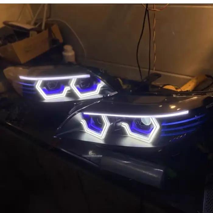 Phare avant Led pour BMW E87 E88 E82, DRL de jour OSS modifié avec clignotant, accessoires de voitur