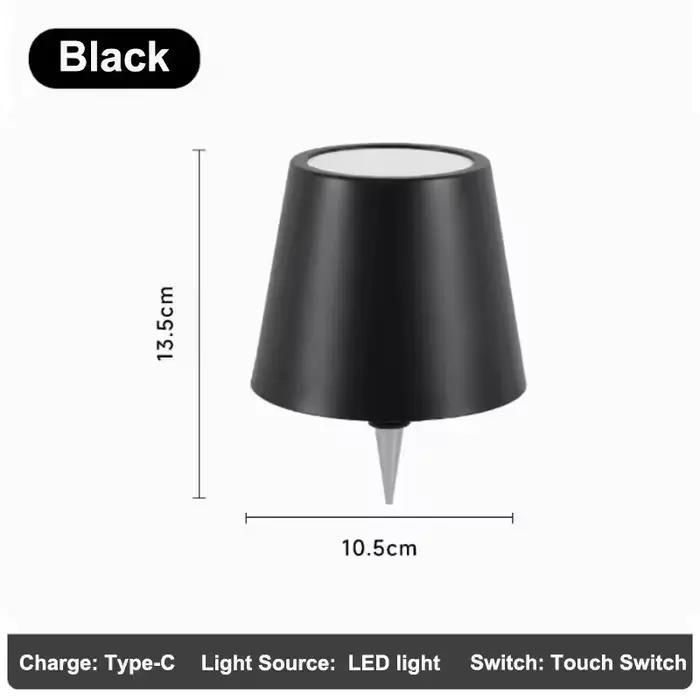 Lampe LED pour bouteille, rechargeable par USB, lampe de bureau d'ambiance, 2000 mAh, variateur tact