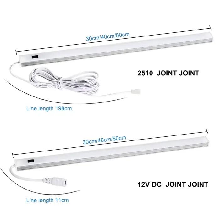 Lumière LED sous-meuble lumières pour cuisine interrupteur de balayage manuel PIR capteur de mouveme