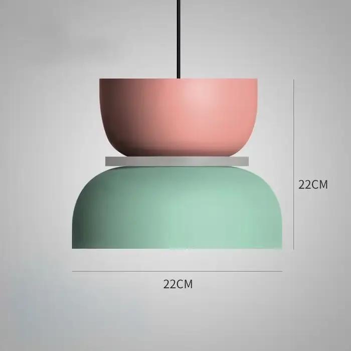 Lampe suspendue Macaron moderne, lustre Led suspendu, salon, bureau, Bar, salle à manger, chevet, ch