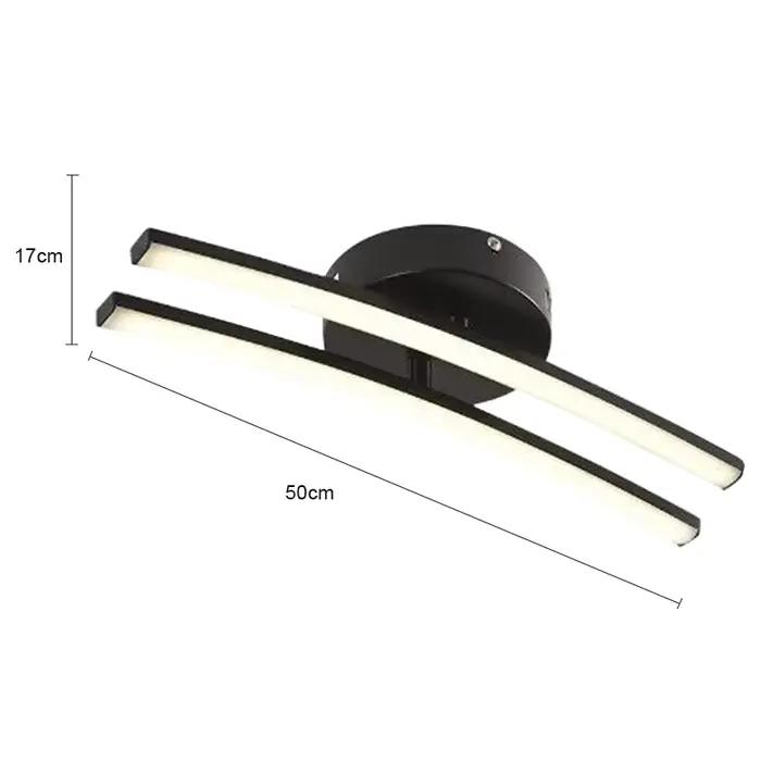 Plafonnier LED au Design Nordique Moderne, Éclairage d'Nik, Luminaire Décoratif de Plafond, Idéal po