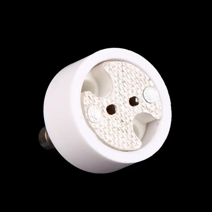 Base de douille en céramique de haute qualité GU10 à MR16, ampoule LED halogène G4 GU5.3 GY6.3 broch