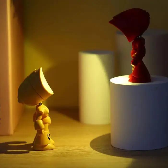 Mini lampe de Table pour animaux de compagnie, dessin animé mignon, pliable, Angle réglable, aliment