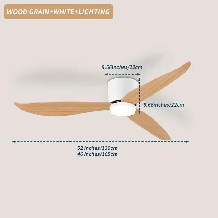 Lampe LED Suspendue Intelligente avec Télécommande et Ventilateur de Gradation, Luminaire de 46 et 5