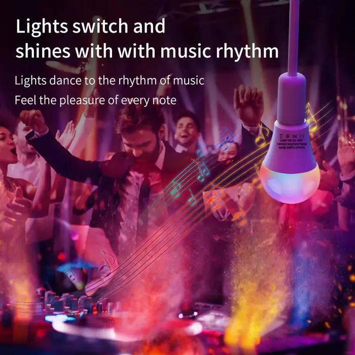 Ampoule LED WiFi intelligente Tuya, AC 220V 110V, E27, 10/15/20W, lampe LED Alexa, application Smart