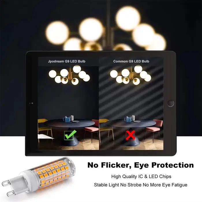 Ampoule de maïs LED G9 super lumineuse, céramique 690strada, sans filtre, lumière LED pour lustres e