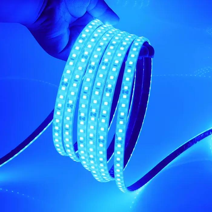 Bande Lumineuse LED Étanche IP68, Ruban Adhésif Flexible, Sous-marin, Extérieur, Piscine, 24V, 2835,