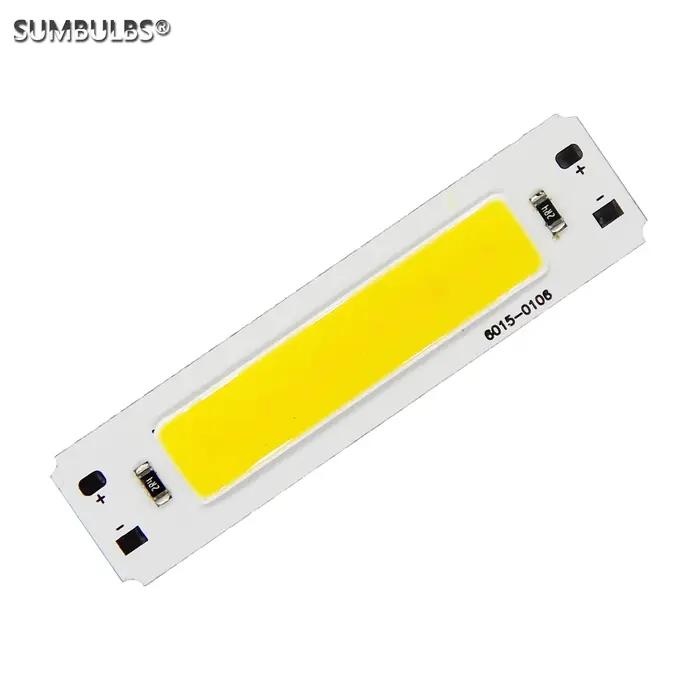 SUMBULBS 5V entrée cob led ampoule bande source de lumière pour bricolage USB led éclairage 2W 60*15