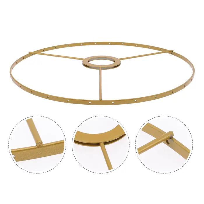 Support de suspension en métal pour abat-jour de plafond 28 cm, anneau de support pour projets d'écl