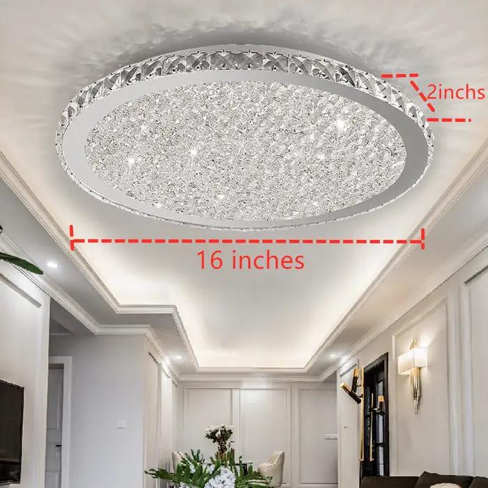 LOYALHEARTD-Plafonnier LED Rond en Clip au Design Moderne, Luminaire Décoratif de Plafond, avec Gout
