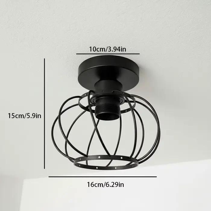 Plafonnier moderne en fer forgé, style industriel nordique vintage, pour couloir, balcon, cuisine, é