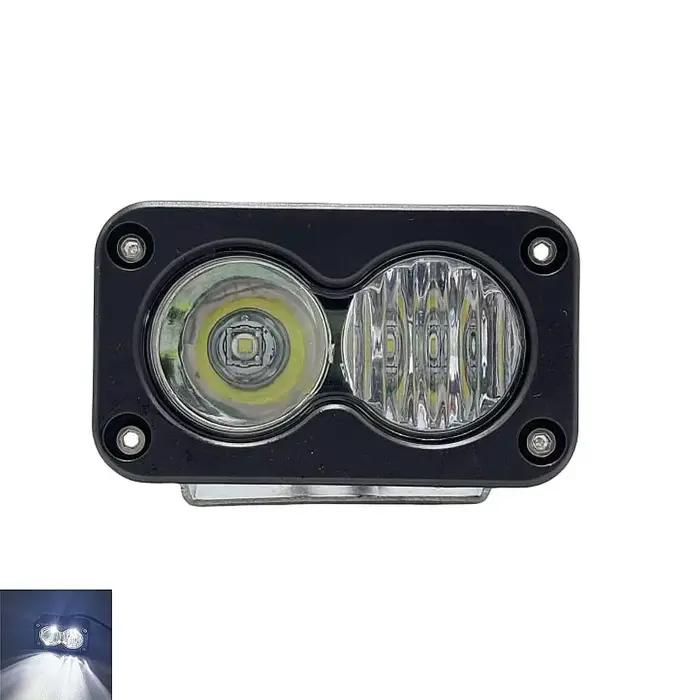 Projecteur de voiture 3 pouces blanc jaune LED Pod conduite lampe de travail pour pick-up moto camio
