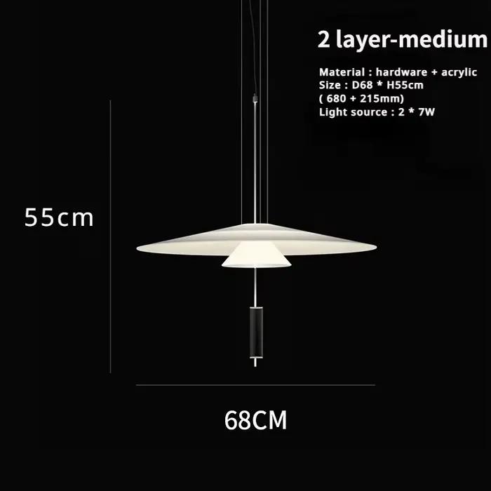 Lustres modernes de style soucoupe volante, décoration intérieure pour la maison, lampes suspendues 