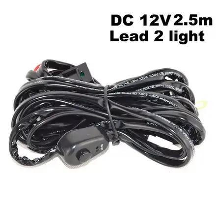 Lampe de travail LED pour voiture tout-terrain, lampe antibrouillard, lampe de course Spot, Barra, j
