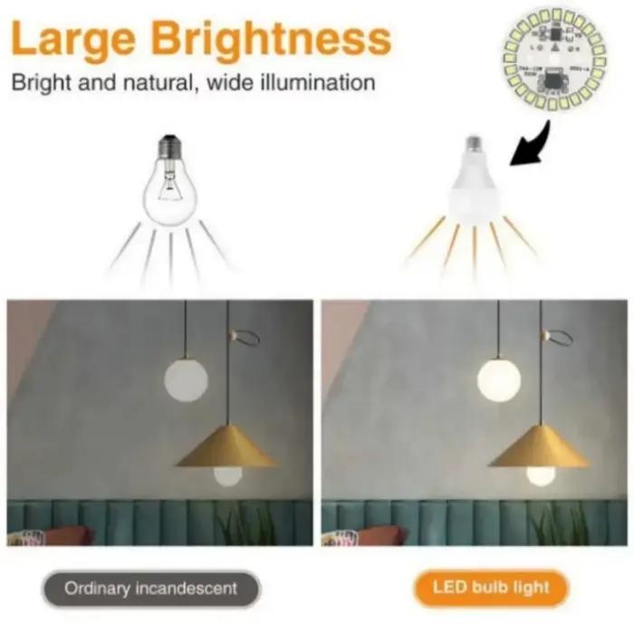 Lampe de patch d'ampoule LED, plaque SMD, technologie circulaire, source de lumière pour ampoule, AC