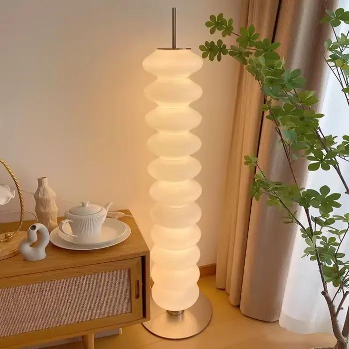 Lampadaire vertical TcirconférLED, design danois, éclairage d'ambiance, luminaire décoratif d'intéri