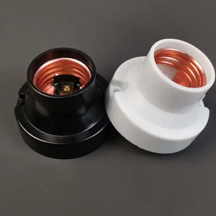 E27 vis ronde Conversion plat support de lampe à LED 6A bricolage bureau petite vis LED tête d'éclai