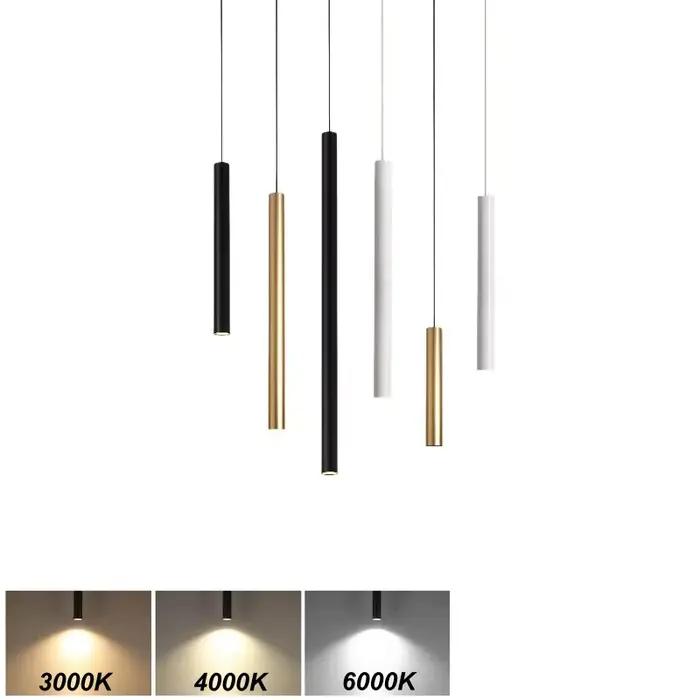 Suspension LED nordique réglable pour cuisine, chevet, restaurant - Luminaires suspendus AC