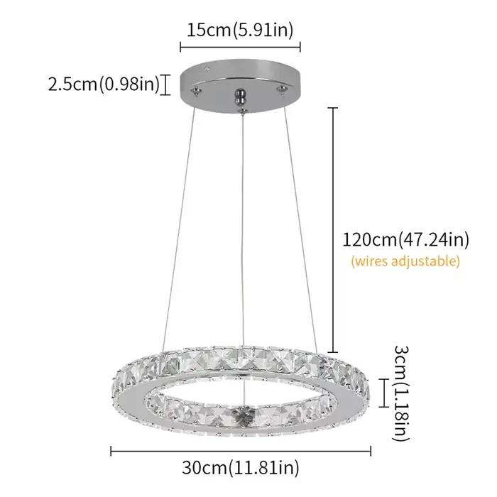 Plafonnier LED suspendu au design nordique moderne, luminaire décoratif d'intérieur, idéal pour un s