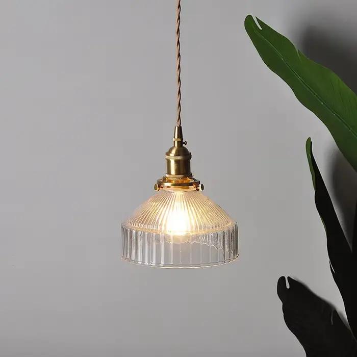 Plafonnier LED en Verre au Design Pastoral Japonais Moderne, Luminaire Décoratif de Plafond, Idéal p