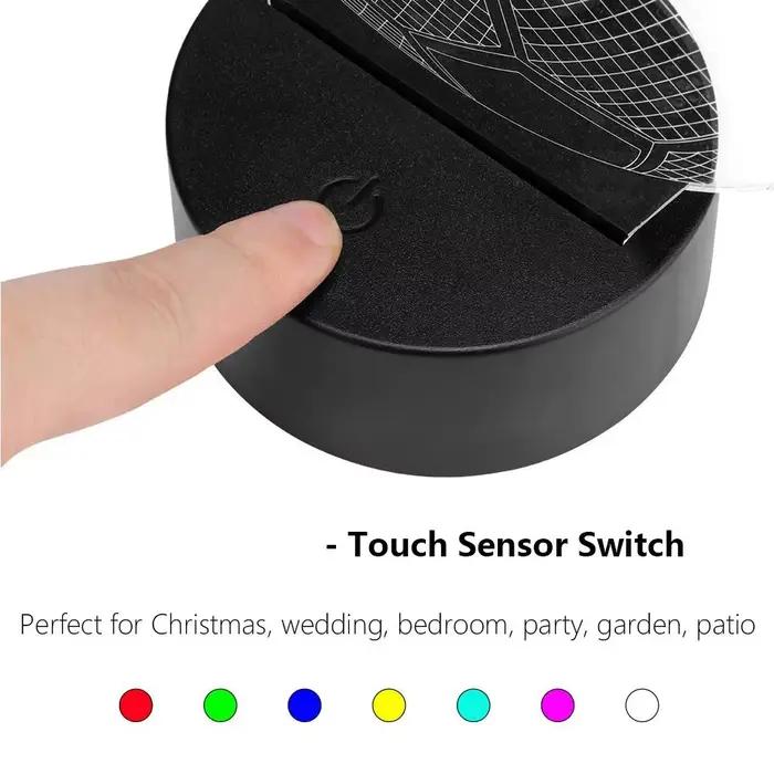 Support de lampe à interrupteur tactile, accessoires de décoration chauds pour la maison, plusieurs 