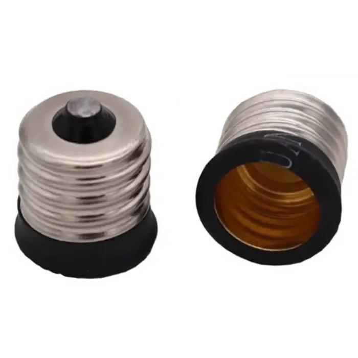 Support de lampe E17 à E14, 2 pièces, convertisseur de Base de lumière d'éclairage Led, adaptateur d