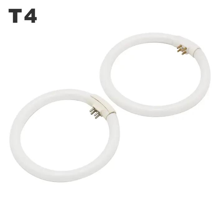 Tubes annulaires T4 fluorescents 10W 12W, lumière tri-phosphore AC 220V, loupe, ampoule circulaire G