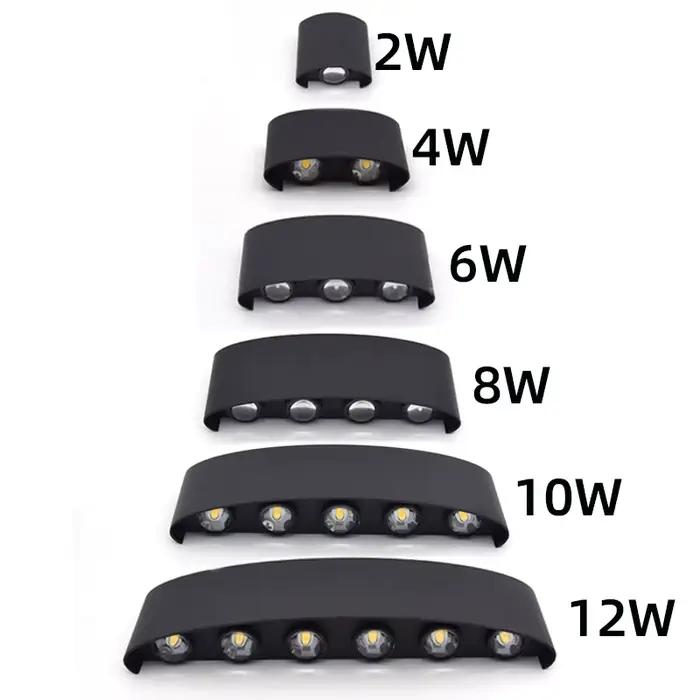 Led Applique Extérieure Étanche Haut Et Bas Shoous Éclairage Décoration De Jardin AC85-265V Applique