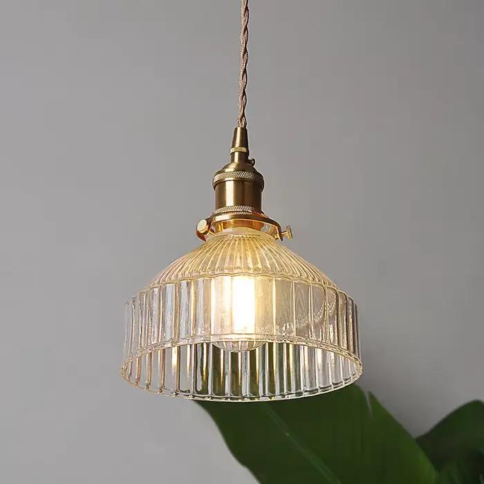 Plafonnier LED en Verre au Design Pastoral Japonais Moderne, Luminaire Décoratif de Plafond, Idéal p