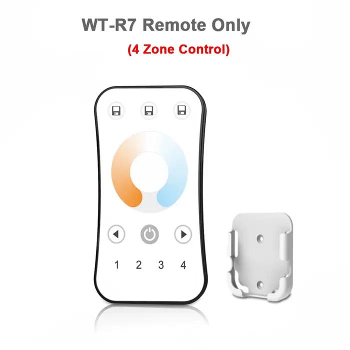Commutateur de gradateur LED CCT 12V 24V 36V RF sans fil 2.4G à distance Smart Wifi 2CH WW CW Contrô