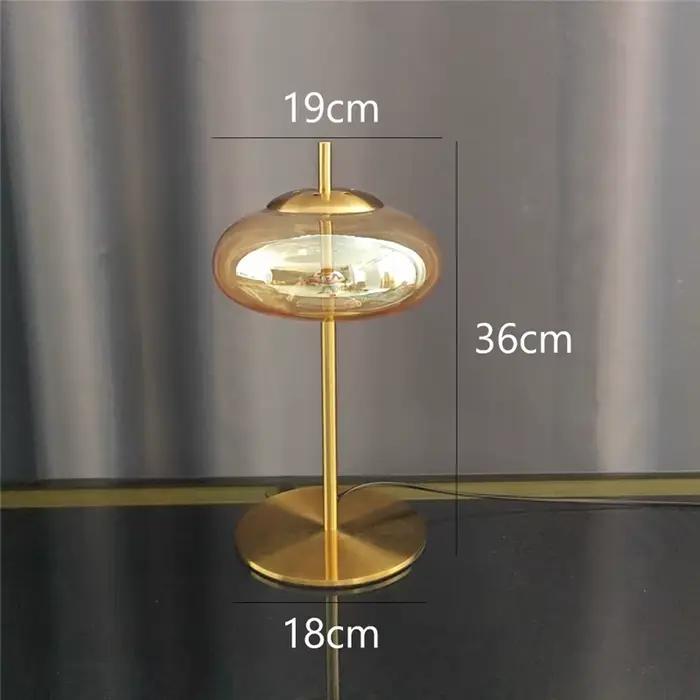 Lampadaire en verre rond nordique, lampadaire minimaliste, lampe de chevet sur pied, salon et bureau