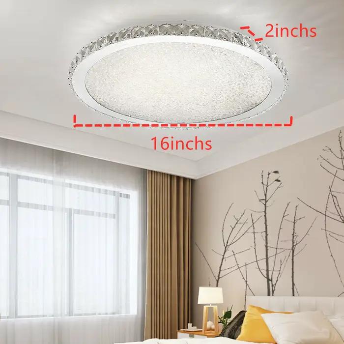 LOYALHEARTD-Plafonnier LED Rond en Clip au Design Moderne, Luminaire Décoratif de Plafond, avec Gout
