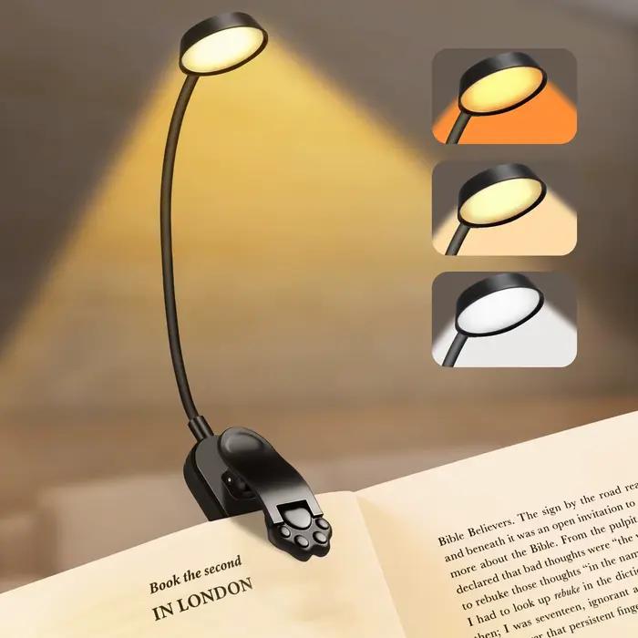 Lampe de bureau LED sans fil à intensité variable, lampe de lecture rechargeable par USB, veilleuse 