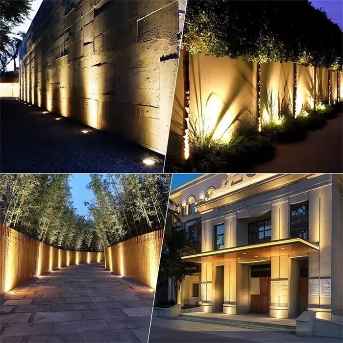 Lumière souterraine extérieure LED lampe enterrée 10W IP65 étanche jardin chemin étape pont paysage 