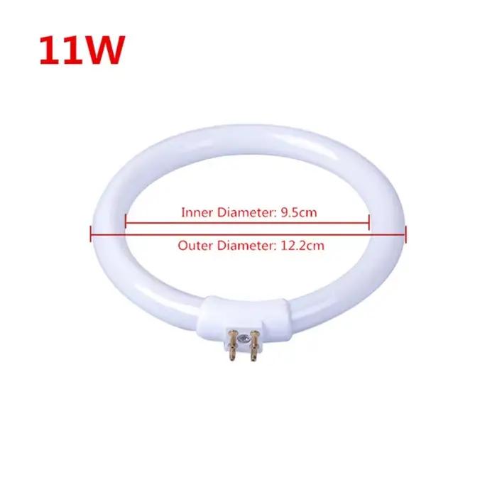 ZAVENZH-Petites lampes de bureau blanches, ampoule structurels ente, lampe annulaire, Tubes annulair