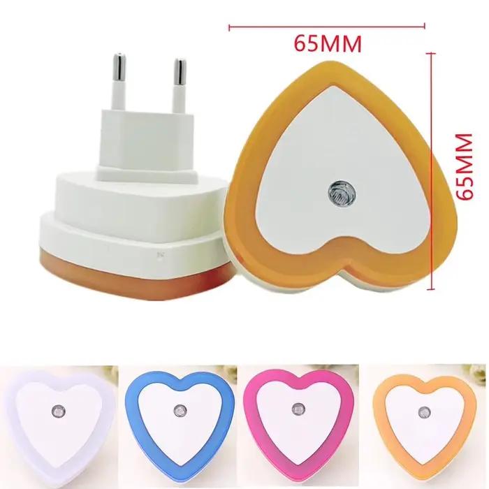 Mini veilleuse LED prise ue/US dans le crépuscule à l'aube capteur appliques murales lampe carrée po