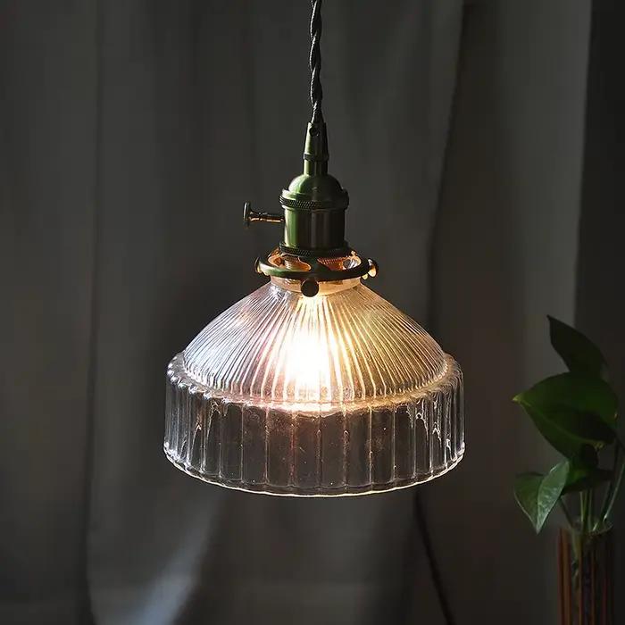 Plafonnier LED en Verre au Design Pastoral Japonais Moderne, Luminaire Décoratif de Plafond, Idéal p