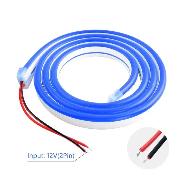 Bande lumineuse néon Led 5V 12V 24V, corde étroite de 6mm, bande flexible, barre de Tube en silicone