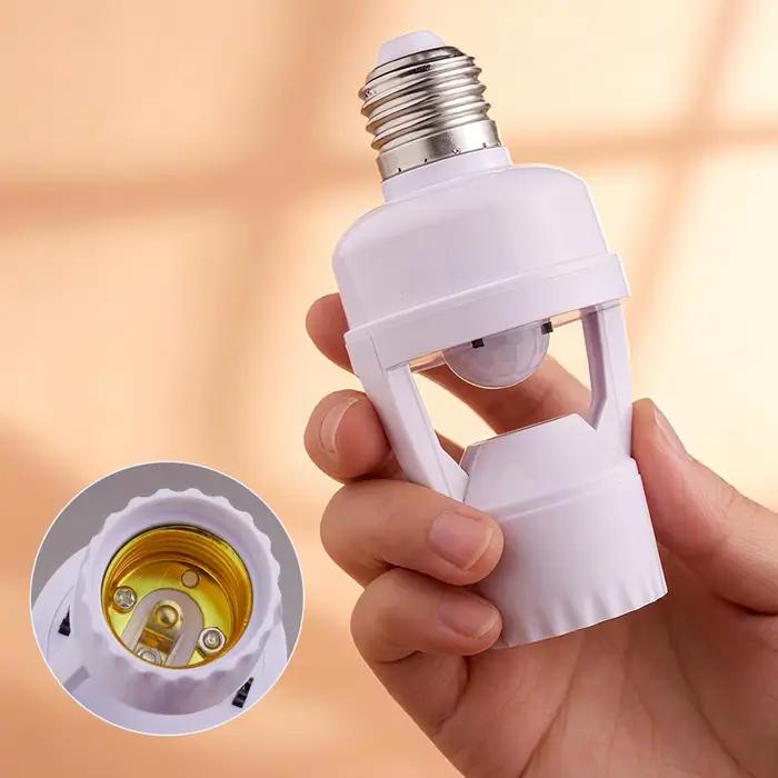 Support de lampe E27 30W avec capteur de mouvement PIR à très faible consommation en veille, interru