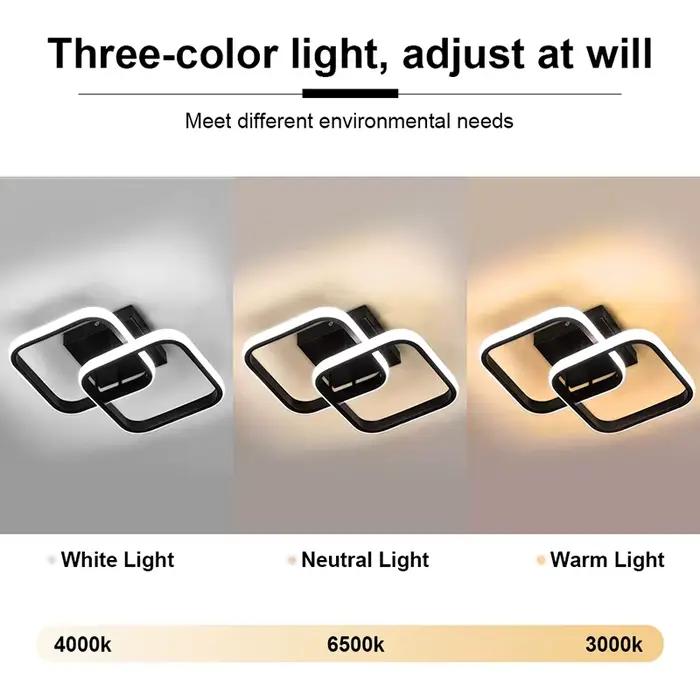Plafonnier LED de style moderne