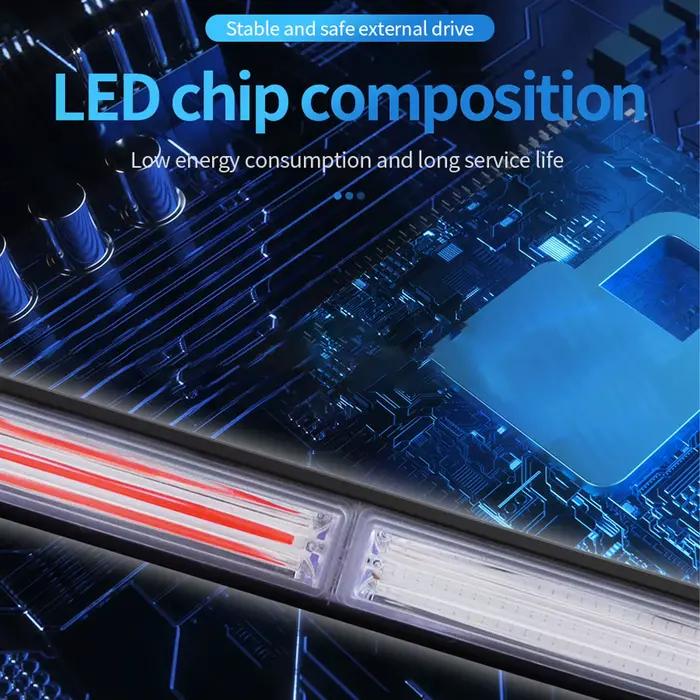 Feu d'avertissement de voiture, Flash à une rangée de 6led, forte puissance, étanche IP65, lumières stroboscopiques d'urgence pour véhicule