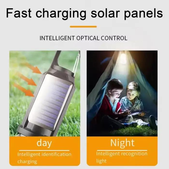 Ampoules de lampe LED à énergie solaire, chargeur USB d'extérieur, lumière de Camping, veilleuse d'ambiance pour barbecue, lampe de poche étanche, essentiels