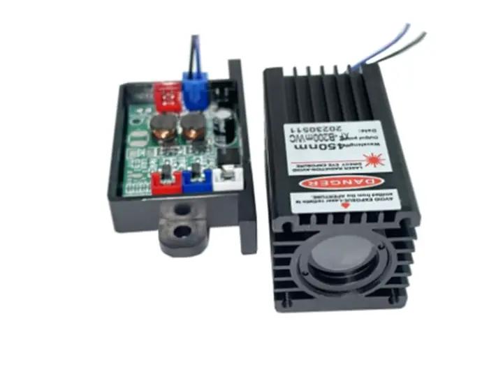 Faisceau grossier 638nm 200mw/300mw/500mW Laser rouge huit yeux secouer la tête lampe de scène tête Laser faisceau grossier