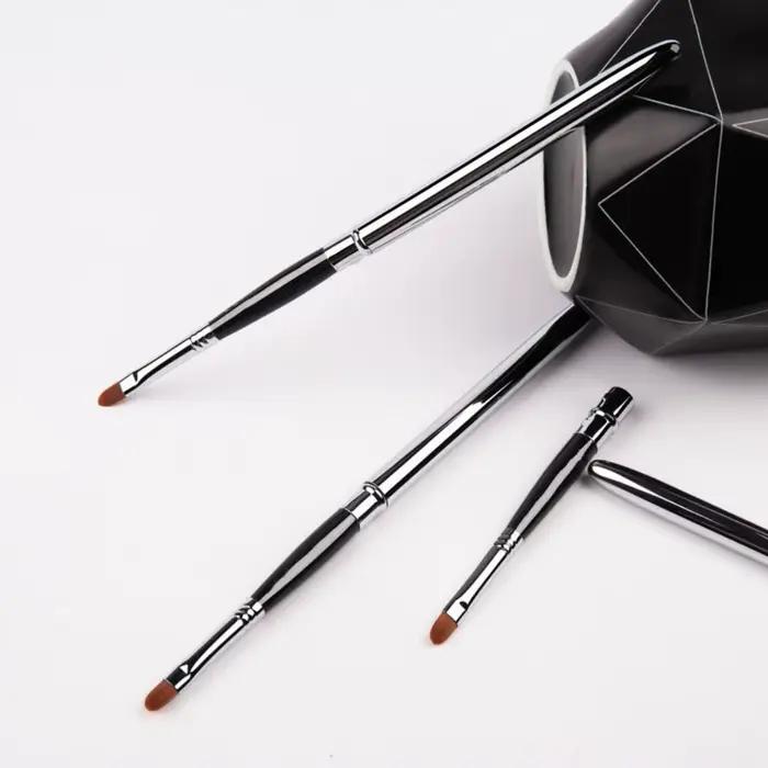 Pinceau de maquillage portable avec capuchon de protection, stylo à lèvres, manche en métal, brillant à lèvres cosmétique, rouge à lèvres Jules Gloss, or, argent